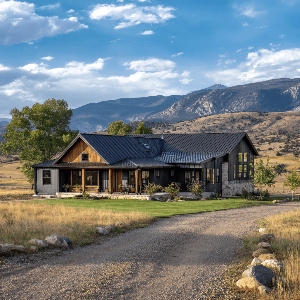 Custom building on Colorado's Front Range with fall aspen colors